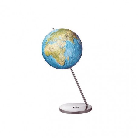 Globo terráqueo Columbus Duorama Magnum de acero inoxidable 60 cm Francés (18351)