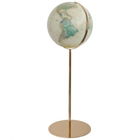 Columbus Royal stående globus med messingbase 40 cm tysk (26844)