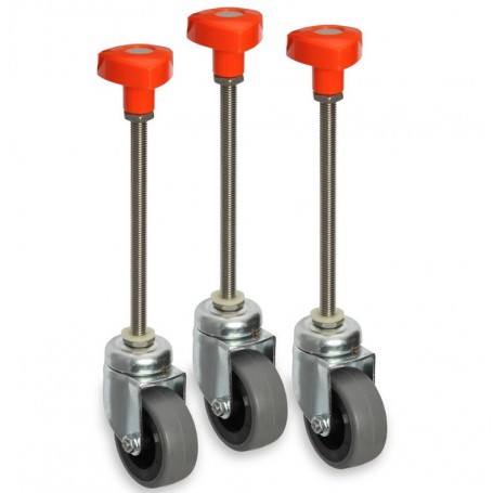 roulettes euro EMC pour S130 pier, ensemble de 3 (47096)