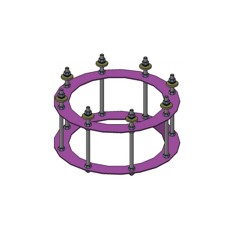 euro EMC Anchoring kit 2 for P200 observatory pier, 100cm overall height (47110)