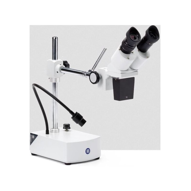 Microscópio estereoscópico Euromex BE.1812, bino, 10x, LED, w.d. 230 mm (62057)