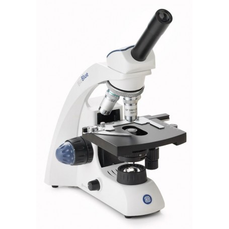 Microscopio Euromex BioBlue, BB.4240, mono, DIN, semipiano, 40x-600x, 10x/18, LED, 1W (44265)