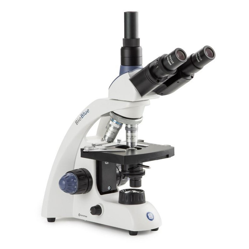 유로멕스 현미경 바이오블루, BB.4253, 삼안, DIN, 세미플랜, 40x-1000x, 10x/18, NeoLED, 1W (44253)