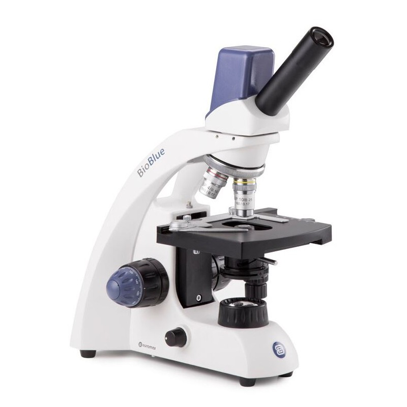 میکروسکوپ Euromex BioBlue، مدل BB.4255، دیجیتال، تک‌چشمی، DIN، بزرگنمایی 40x - 1000x، لنز 10x/18، LED، 1 وات (75745)