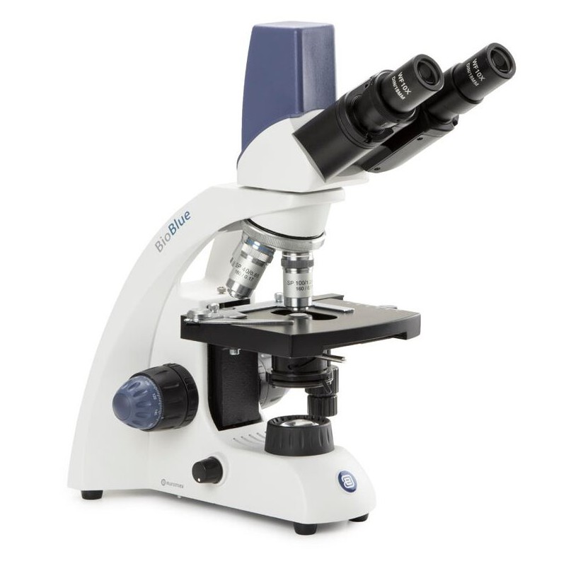 میکروسکوپ Euromex BioBlue، مدل BB.4267، دیجیتال، دوچشمی، DIN، بزرگنمایی 40x-1000x، 10/18، NeoLED، 1 وات (75746)
