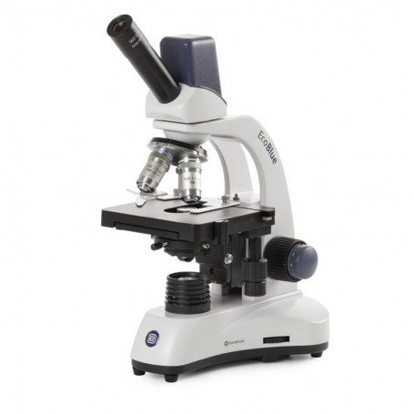 Euromex mikroskop EC.1155, mono, digitalni, 40x-1000x, DL, LED, 10x/18 mm, X-Y križni stol, 5 MP (79881)