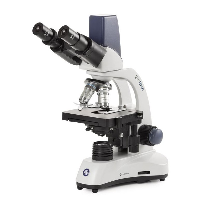Euromex mikroskops EC.1157, binokulārs, digitāls, 40x-1000x, DL, LED, 10x/18 mm, X-Y krustgalds, 5 MP (79882)