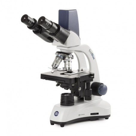Euromex mikroskops EC.1157, binokulārs, digitāls, 40x-1000x, DL, LED, 10x/18 mm, X-Y krustgalds, 5 MP (79882)