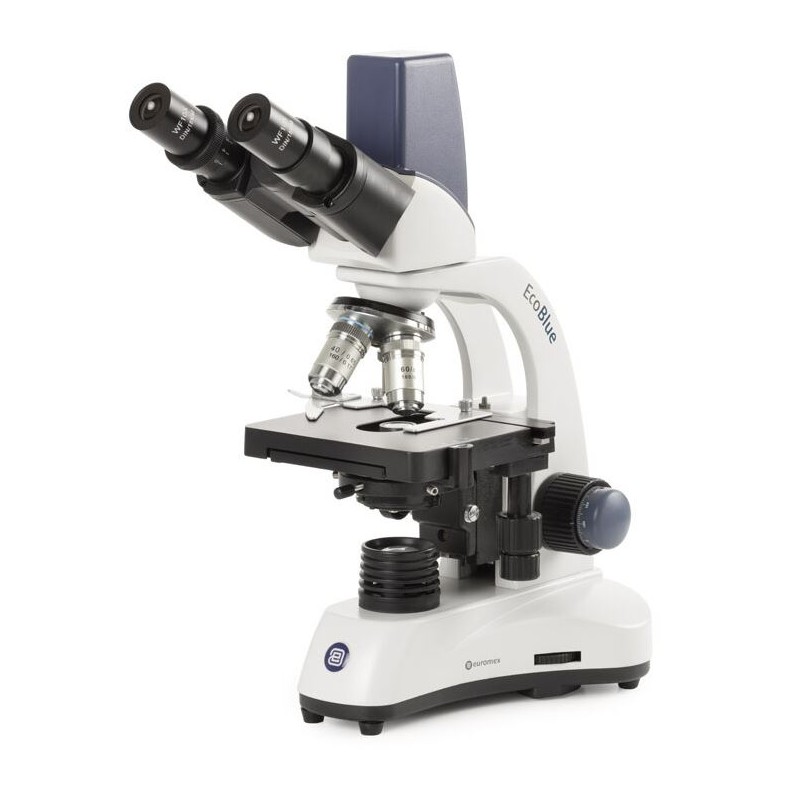 Euromex Microscope EC.1657, bino, digital, 40x-600x, DL, LED, 10x/18 mm, X-Y Cross table, 5 MP (79883)