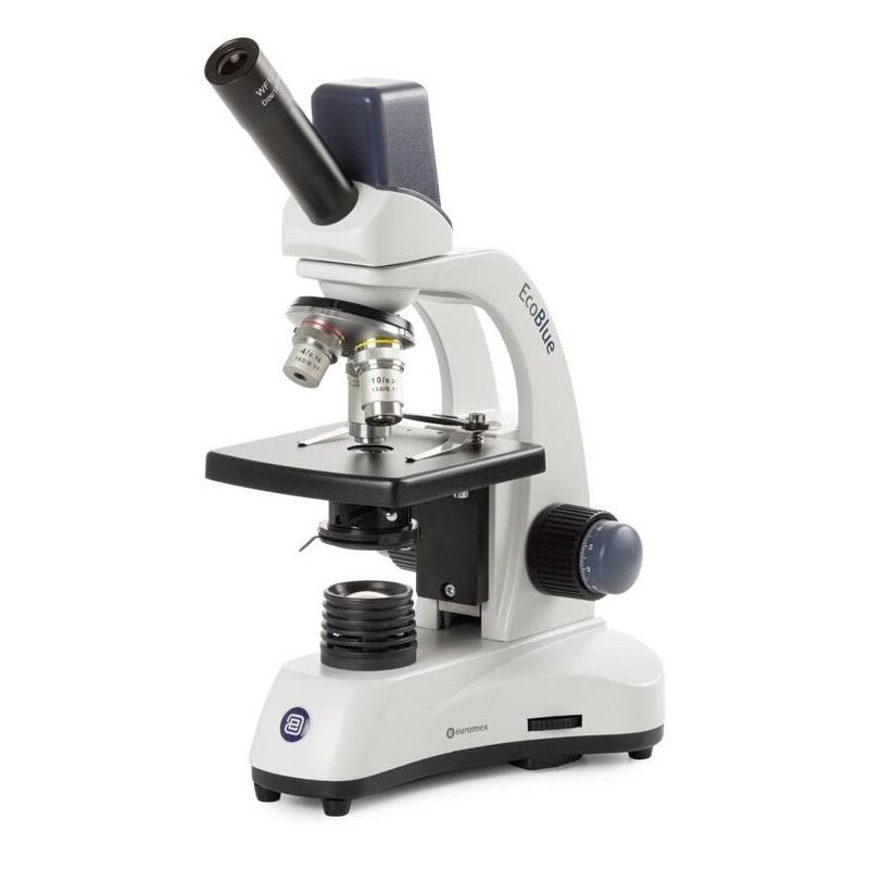 Euromex microscope EcoBlue EC.1005, mono, digital, 5MP, achro. 40x, 100x, 400x, LED (75734)