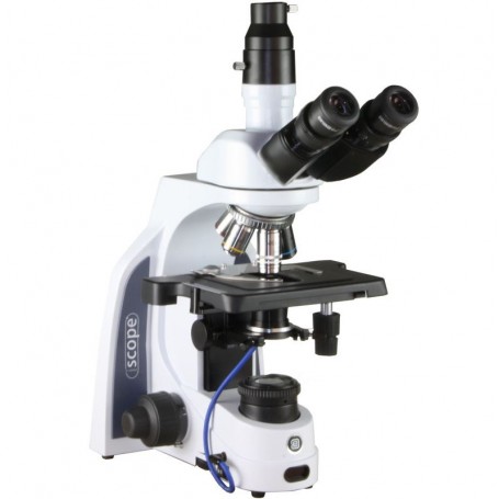 Euromex iScope IS.1153-PLi/DFI, DF, trino, infinity, plan, 4x-100x, 100x iris, IOS super contrast oil, spring, LED, 3W (51749)