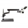 Euromex Stereo zoom mikroskop NZ.1902-A, 6.7x ila 45x arası, eklemli stand, taban plakası, w.o.illumination, bino (55594) ile bi