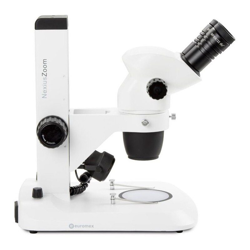 Microscope stéréo zoom Euromex NZ.1902-S, 6.7-45x, Crémaillère, Lumière incidente et transmise, bino (63360)