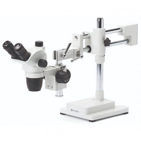 Euromex Stereo zoom microscope NZ.1903-B, 6.7-45x, double arm, base plate, trino (63367)