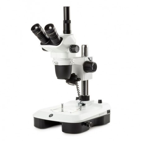 Euromex Stereo zoom NZ.1903-M، 6.7-45x، عمود، ضوء منعكس ومنقول، ثلاثي، مرآة لحقل مظلم، علم الأجنة (63371)