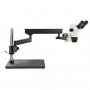 Euromex Stereo zoom mikroskop NZ.1702-AP, 6,5-55x, leddet arm, bunnplate, bino (63374)