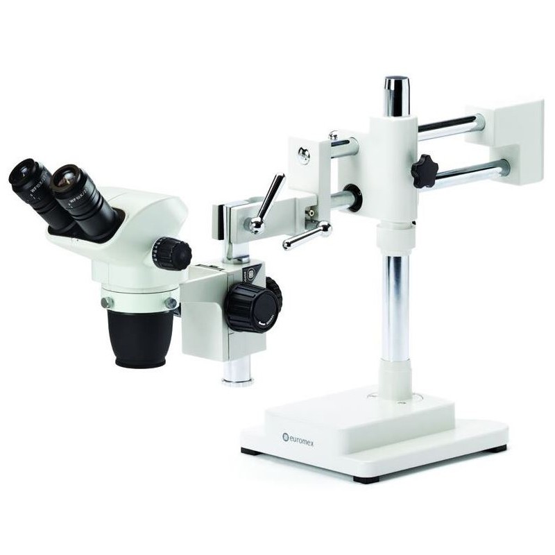 Euromex NZ.1702-B, NexiusZoom EVO, 6,5x έως 55x, βάση με διπλό βραχίονα, w.o. φωτισμός, διόφθαλμο (55605)
