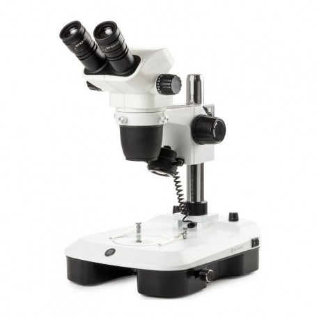 Euromex Stereo zoom NZ.1702-M, 6.5-55x, Kolom, Gereflecteerd en Doorgelaten licht, bino, Spiegel v. Donkerveld, Embryologie (633