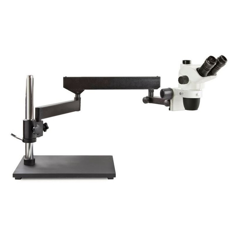 Euromex NZ.1703-A, NexiusZoom EVO, 6.5x до 55x, шарнірна стійка, w.o. підсвічування, тринокулярний (55609)