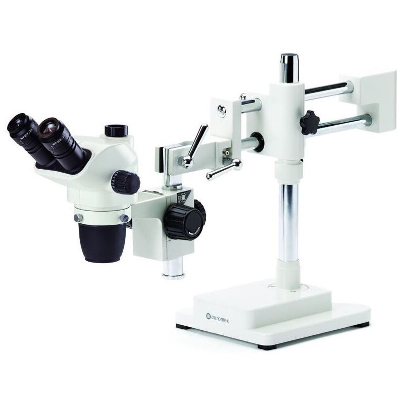 Euromex NZ.1703-B, NexiusZoom EVO, 6.5x से 55x, डबल-आर्म बूम स्टैंड, w.o. प्रकाश व्यवस्था, ट्रिनो (55610)