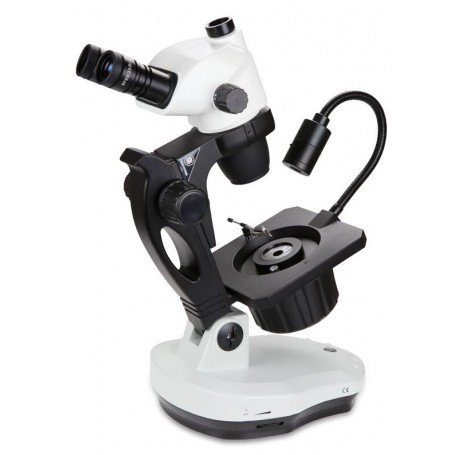 Euromex NZ.1703-GEML, NexiusZoom Evo, 6.5x to 55x, gemology , 30W 6V halogen transmitted, 1W LED incident illumination (55620)