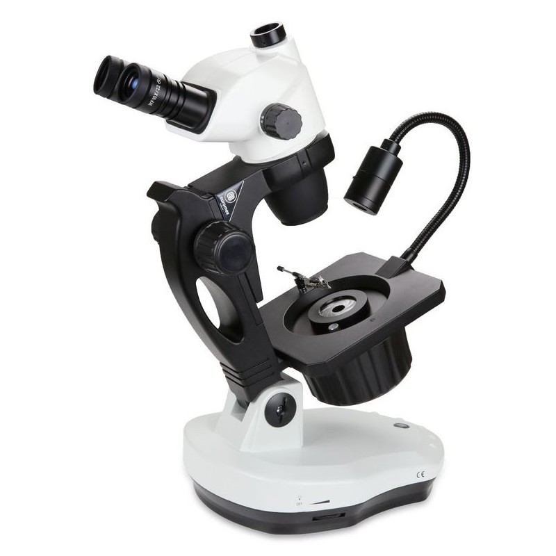 Euromex NZ.1903-GEML, NexiusZoom, 6.7x to 45x, gemology , 30W 6V halogen transmitted, 1W LED incident illumination,trino (55616)