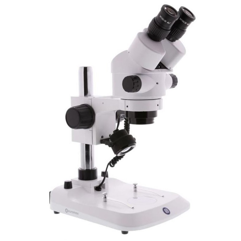 מיקרוסקופ זום סטריאו Euromex SB.1902-P, StereoBlue Bino, עמוד, 0.7x-4.5x (47692)