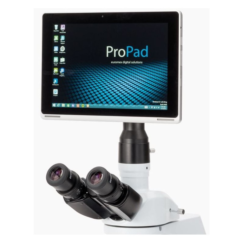 Euromex Cámara ProPad-12, color, CMOS, 1/2.3", 12MP, USB 2, tableta 10.1" (65766)