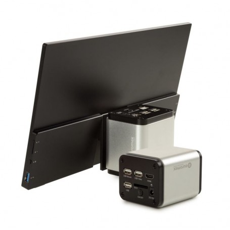 Камера Euromex VC.3039-HDS, цветна, 1/2.8", 1.45 µm, 60/30 fps, 8 MP, HDMI/USB, 13-инчов HD екран (79875)