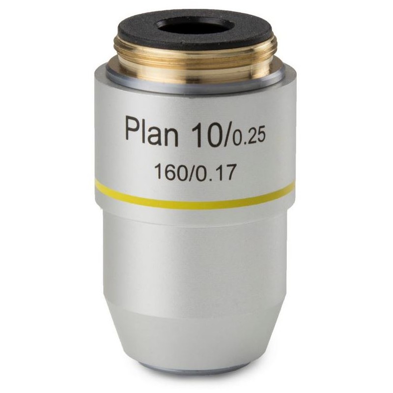 Euromex 10X/0.25 plan, DIN, BB.8810 เลนส์วัตถุของกล้องจุลทรรศน์ (BioBlue.lab) (56744)