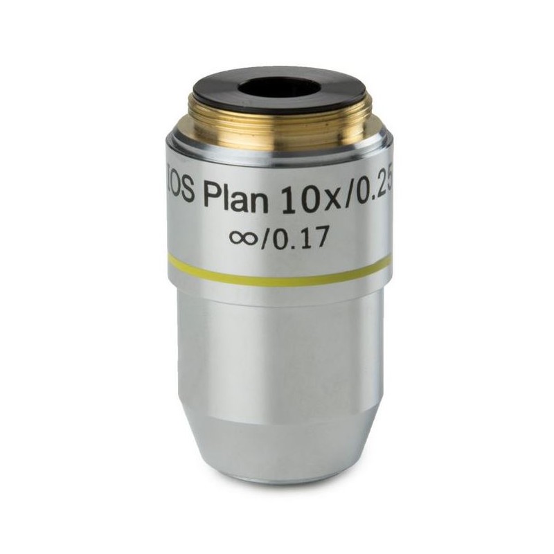 Обектив за микроскоп Euromex 10X/0.25 план, безкрайност, BB.7210 (BioBlue.lab) (56750)