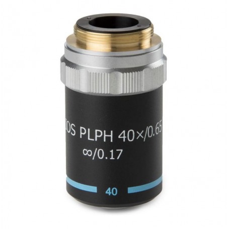 Euromex Objektiivi 40x/0.65 suunnitelma, vaihe, äärettömyys, BB.7740 (BioBlue.lab) (56757)