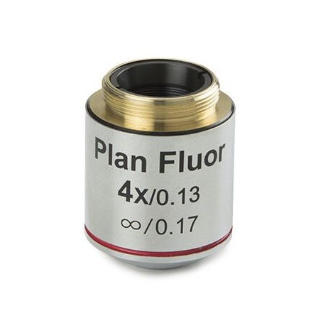 Euromex Objective AE.3144, 4x/0,13, PL-FL IOS infinity, plano, semi-apocromático (Oxion) (53878)