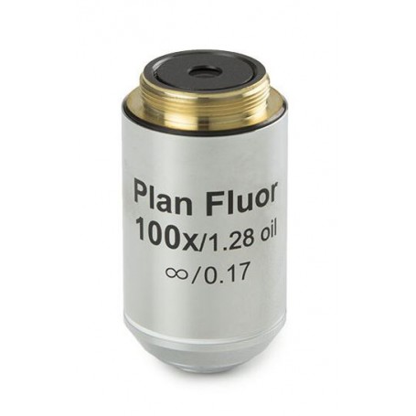 Obiektyw Euromex AE.3156, S100x/1,28, w.d. 0,21 mm, PL-FL IOS infinity, plan, półapochromatyczny (Oxion) (53882)