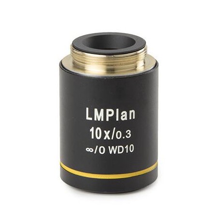 Об'єктив Euromex AE.3173, 10x/0.25, w.d. 16 мм, PL-M IOS infinity, план, без покривного скла (Oxion) (53884)