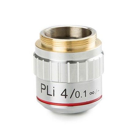 Euromex Objektif BS.8404, Plan PLi 4x/0.10 IOS (sonsuz düzeltmeli), w.d. 21.0 mm (bScope) (55442)