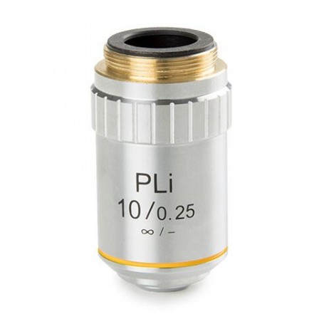 Euromex Objectief BS.8410, Plan PLi 10x/0.25 IOS (oneindig gecorrigeerd), w.d. 5,0 mm (bScope) (55443)