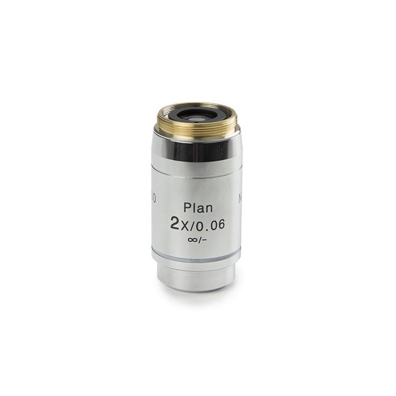 Euromex Objective DX.7202, 2x/0,06 Pli, 플랜, 무한대, w.d. 7.5 mm (Delphi-X) (53760)