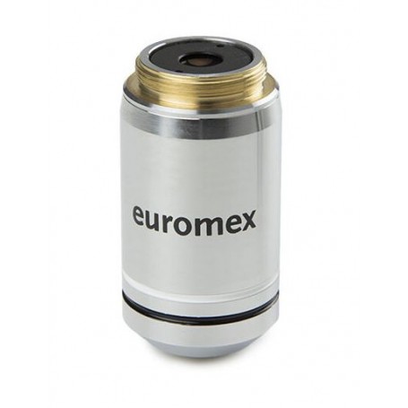 Euromex Objectif IS.7400, 100x/1.30 immersion à l'huile, PLi, plan, fluarex, infini, ressort (iScope) (53381)