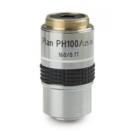 Euromex Obiectiv IS.7700, 100x/1.25 imersie în ulei, wd 0.13, PLPH, plan, fază, infinit, S(iScope) (53359)