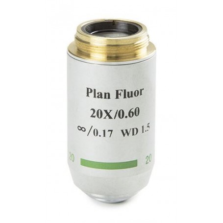 Euromex Objektiiv 86.554, 20x/0,60, w.d. 2,1 mm, PL-FL IOS, plaan, fluarex (Oxion) (53875)