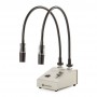 Euromex light source LE.5207, w. 2 Gooseneck Light conductors 2x3W, 6500K (62934)