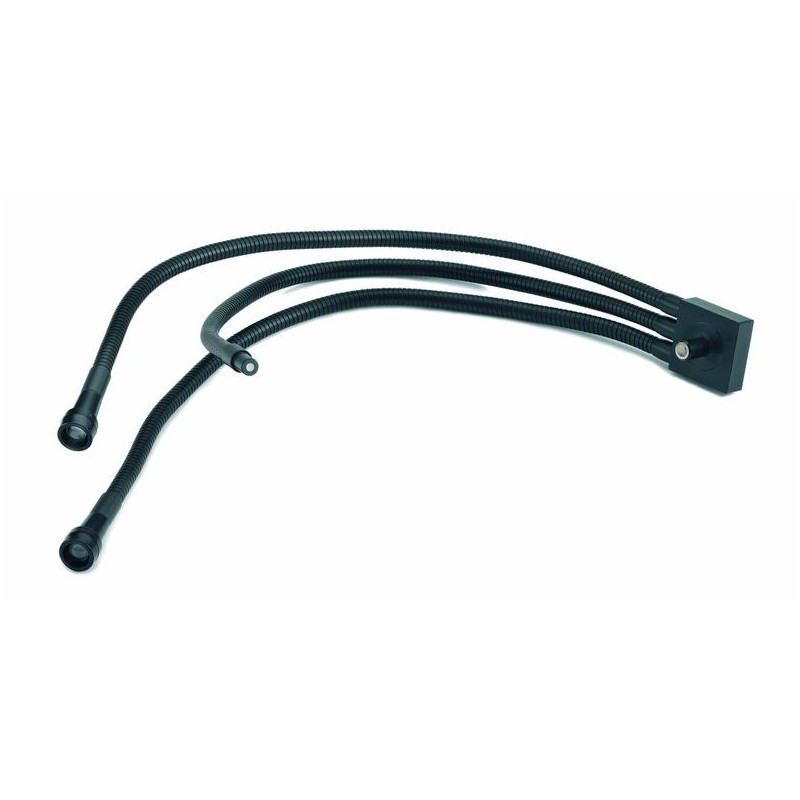 Conduttori di luce a collo d'oca a tre bracci Euromex LE.5215, autoportanti, 4 mm, 50 cm (9291)