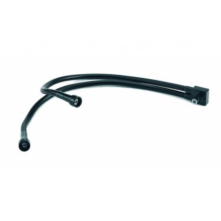 Conductores de luz de cuello de ganso de doble brazo Euromex LE.5214, autoportantes, 4 mm, 50 cm (9294)