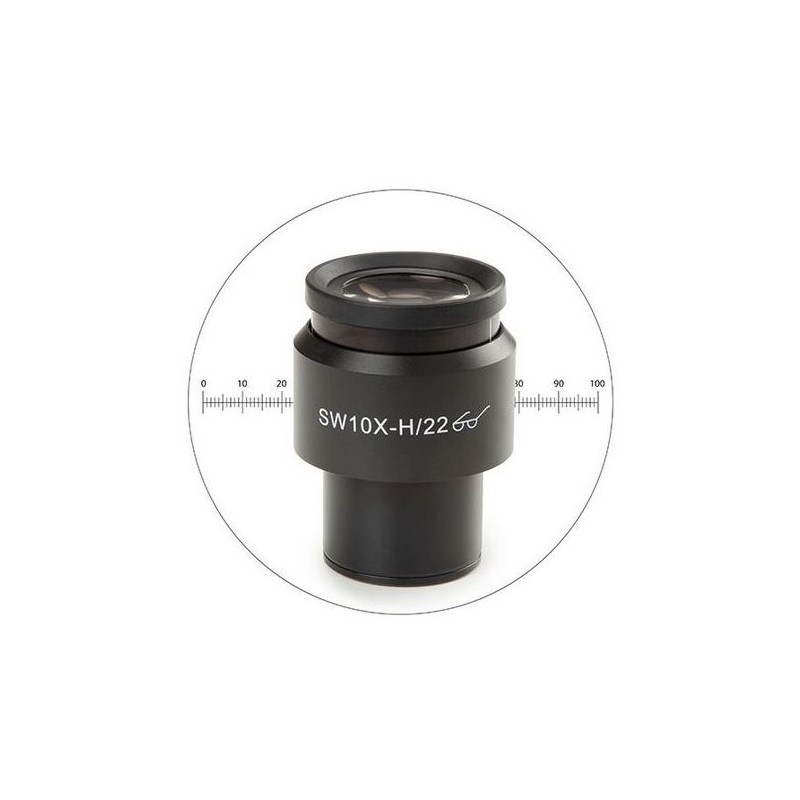 Euromex DX.6210-M 10X/22mm, mikroszkóp mikrométer okulár, Ø30 mm (Delphi-X-hez) (56675)