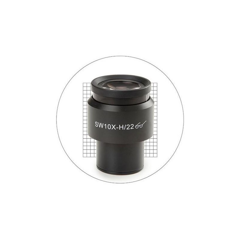 Euromex 10X/22mm, 20x20 mérőrács mikroszkóp okulár, Ø30mm, DX.6210-SG (Delphi-X) (56676)