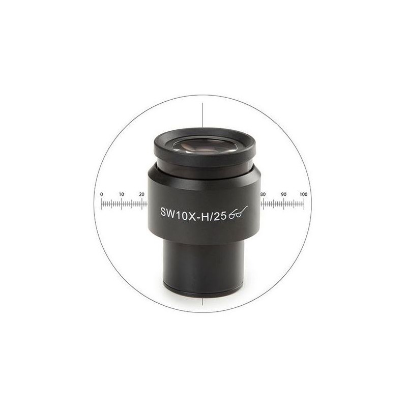 Thị kính kính hiển vi Euromex DX.6010-CM 10X/25mm SWF, micromet, đường chéo, Ø30 mm (cho Delphi-X) (56669)