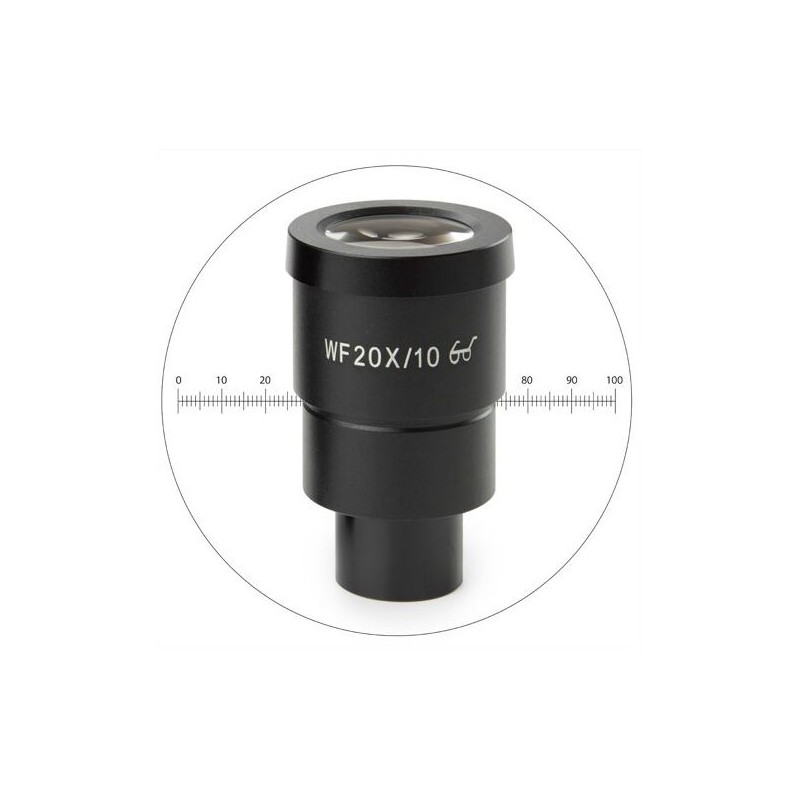 Euromex измервателен окуляр HWF 20x/10 mm окуляр с микрометър, SB.6020-M (StereoBlue) (56788)
