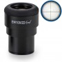 Euromex 测量目镜 IS.6210-CM,WF 10x / 22,10/100 微米,十字线,Ø 30mm (iScope) (53345)
