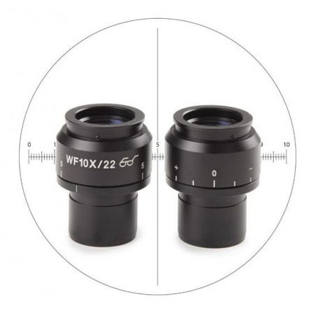 Lensa Mata Euromex NZ.6010-CM, 10x/22, 1 buah, (Nexius Zoom) (63092)